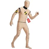 Morphsuits Crash Test Dummy Costume, Halloween Costume Adult | Full-Body Spandex Crash Test Morphsuit Costume, Stretchy Comfortable Fit, Ideal for Parties &amp; Cosplay, Perfect for Halloween