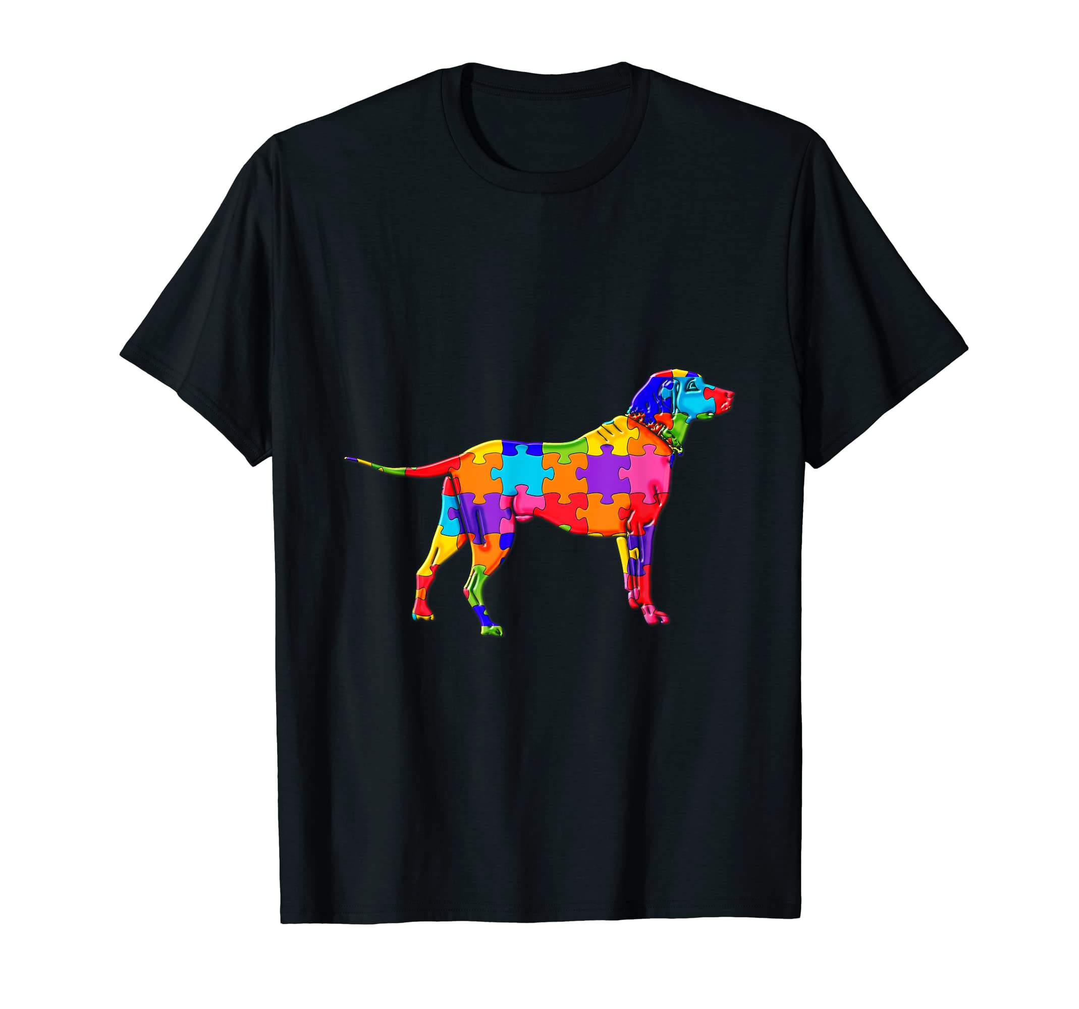 Dog Pet Animal Jigsaw Autism Puzzle T-Shirt