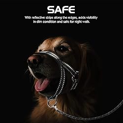 Pawaboo Dog Halter Pet Safe Control - Nylon