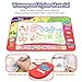 D-FantiX Kids Water Doodle Mat,Large Water Drawing Mat 4 Colors Writing Painting Toddlers Doodle Board Pad with 2 Magic Pen for Girls Boys Educational Gift 31.4 x 23.6in