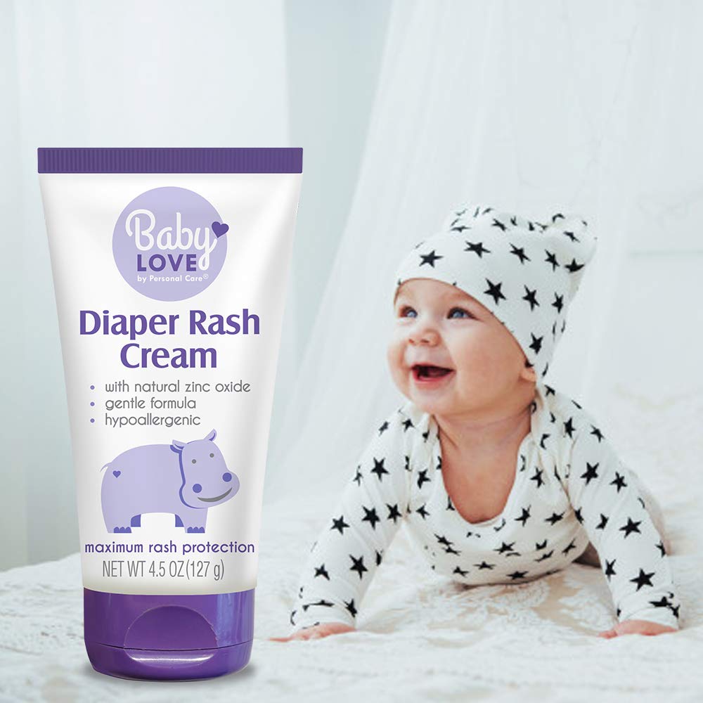 Diaper Rash Cream. Prevents, Soothes and Treats Diaper Rash. Gentle Formula with Natural Ingredients. 4.5 Oz / 127 g