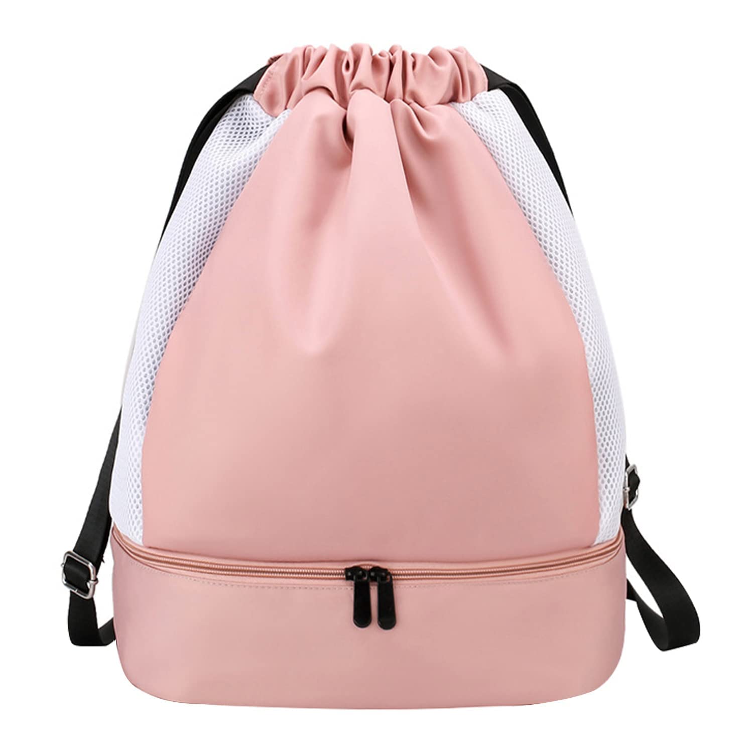 SEDEX Drawstring Bags, Waterproof Gym Backpack Sports Sackpacks String Bag for Swimming Football Travel Beach Gymnastics Nylon Gym Rucksack Bag for Women Men Yoga Back Pack