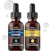 Purifect Plumping Pure Hyaluronic Acid Serum for Face Bundle with Purifect Collagen Anti-aging Facial Serum 30ml each by Symphony Beauty – Hydrates, Firms & Supports Skin Renewal – Gift Set (2 Items)
