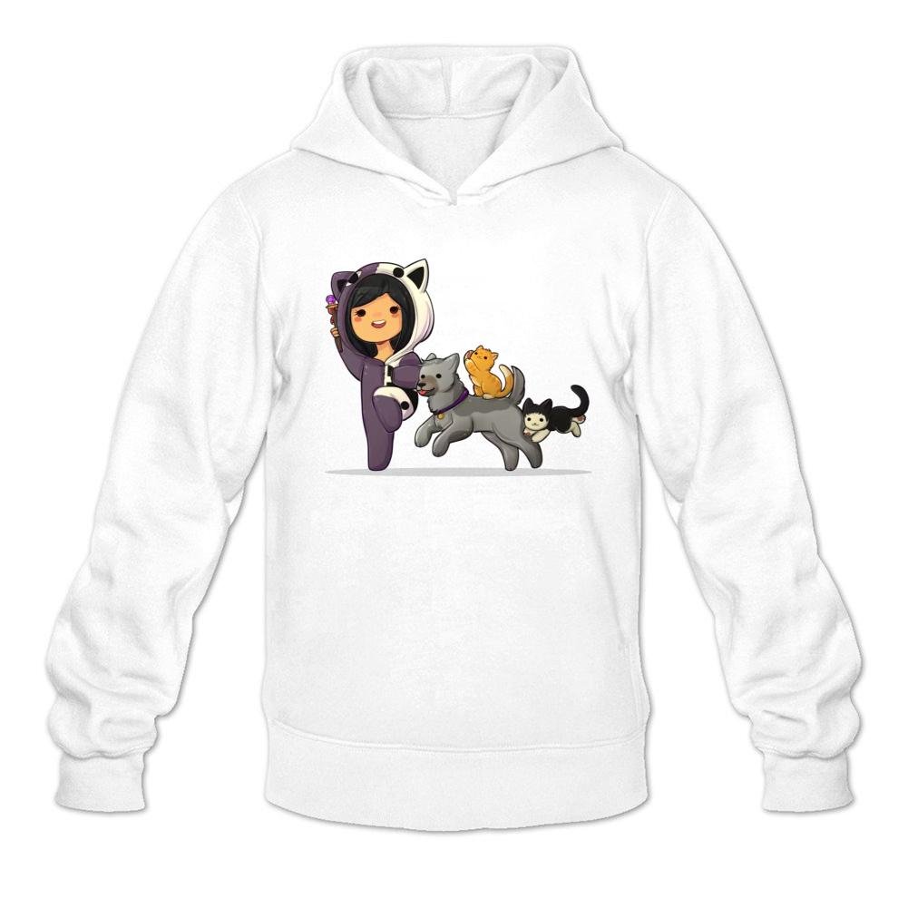 Custom Men's Jess Aphmau Youtuber Pun Master Printed Sweatshirt Pullover Hoodie