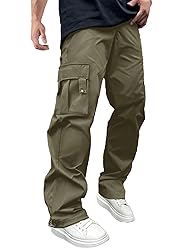 PLEPAN Mens Sweatpants Drawstring Elastic Waist