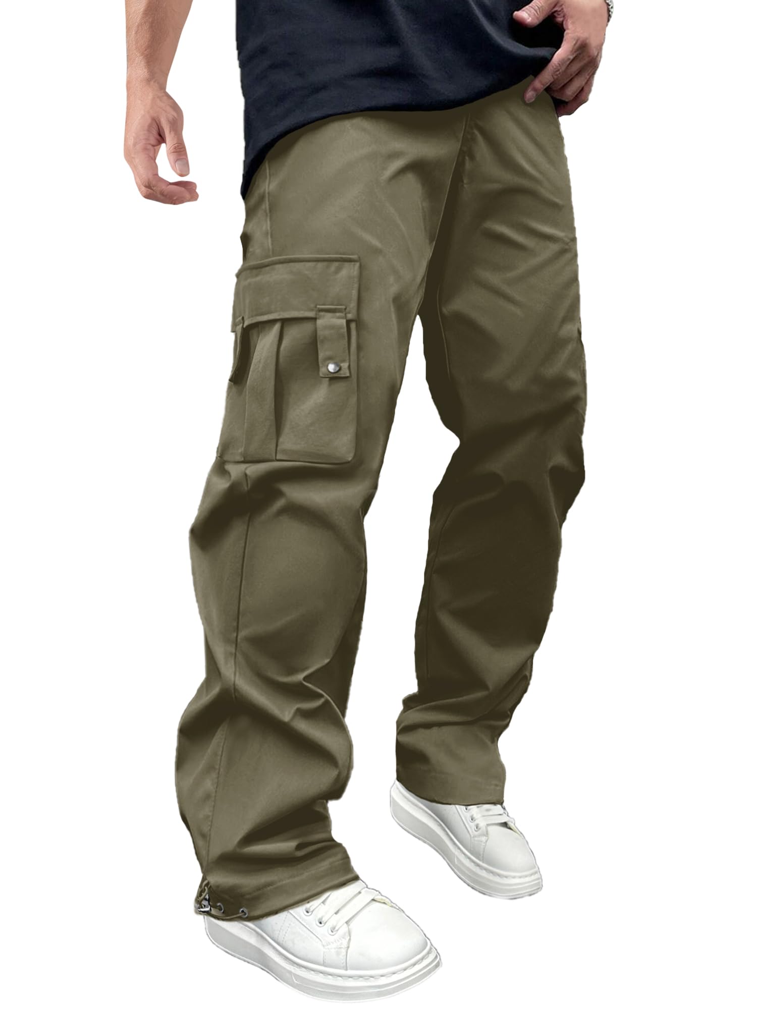 PLEPAN Mens Sweatpants Drawstring Elastic Waist