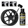 XTryfun Gloss Black Rim Touch Up Paint, Rim Repair Kit Curb Rash, Wheel Touch Up Paint for Quickly Fix Rim Scratches, Chips, Curb Rashes and Surface Damage