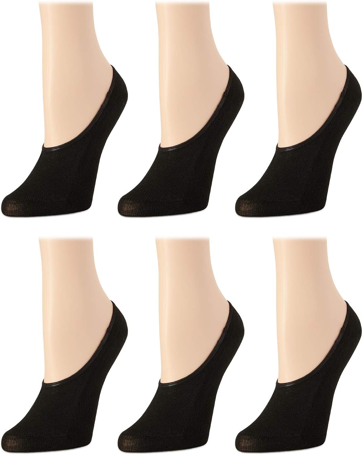 Body Glove Women’s Socks – Liner Socks with No-Slip Heel (6 or 12 Pack), Black, Size Shoe Size: 4-10 at  Women’s Clothing store
