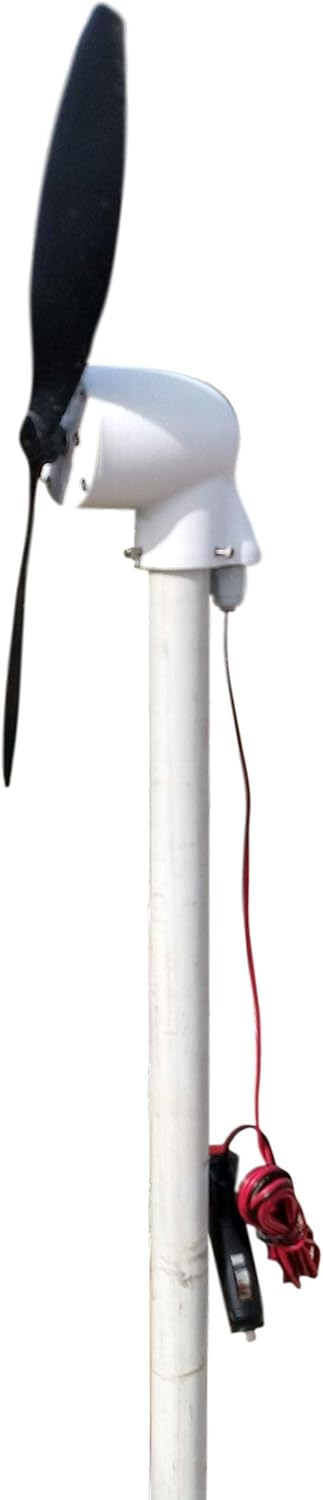 Cutting Edge Power Mini 12 Volt Wind Turbine Generator, Portable, w/Accessories,Small, Made in USA (Pipe/Tube Mount, High Performance (12.5")): Garden & Outdoor