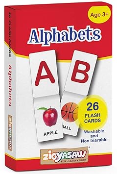 Zigyasaw English Alphabets Flash Cards