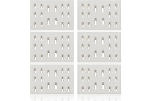 Derurizy Ceramic Radiant Flame Tamer Replacement for Bakers & Chefs, SAMS & Turbo, Fiesta, Members Mark, Grand Hall Y0005XC, Y0101XC, Y0202XC Gas Grill Models, 8" x 7 1/4", 6 Pack