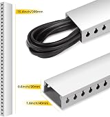 Stageek Cable Trunking Kit 9 Pieces 39cm Open Slot Desk Cable Management view 3