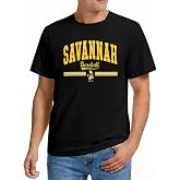 Bananas Baseball Shirts Men Savannah Tshirt Game Day Baseball Tee | Baseball Player T-Shirts Ballgame Tops Baseball Team Graphic Casual Funny Short Sleeve Tee Sports Team Fan Apparel