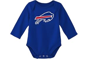 Outerstuff NFL Newborn & Infants 0-24 Months Official Primary Logo Long Sleeve Creeper Bodysuit Romper