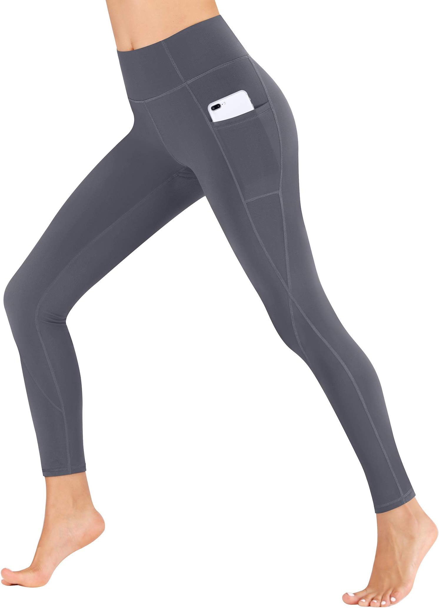 Heathyoga Yoga Pants Extra Soft Leggings with Pockets for Women Non See-Through Stretchy High Waist Girls' Workout Leggings