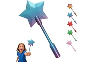 Fairy Wand Credit Card Holder for Contactless Payment, 3D Printed Magic Tap to Pay Wand with Secure Card Slot, Star Shaped Pa