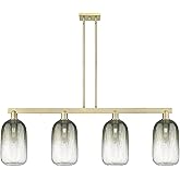 Innovations 716-4I-AB-G482-7SL Brookhaven Cloche 4-Light Island Light Antique Brass