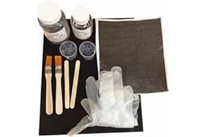 HUOPU DIY Carbon Fiber Repair Kit - Rapid Repair Kit for Carbon Fibre- Plain Weave