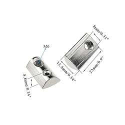 Odinest 4040 Series M6 T Slot Nuts Roll-in Spring