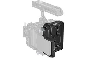 SMALLRIG V Mount Battery Plate with LCD Screen Protector, D-Tap & USB-C Supply, Compact Camera Video Rig for Mirrorless/DSLR,