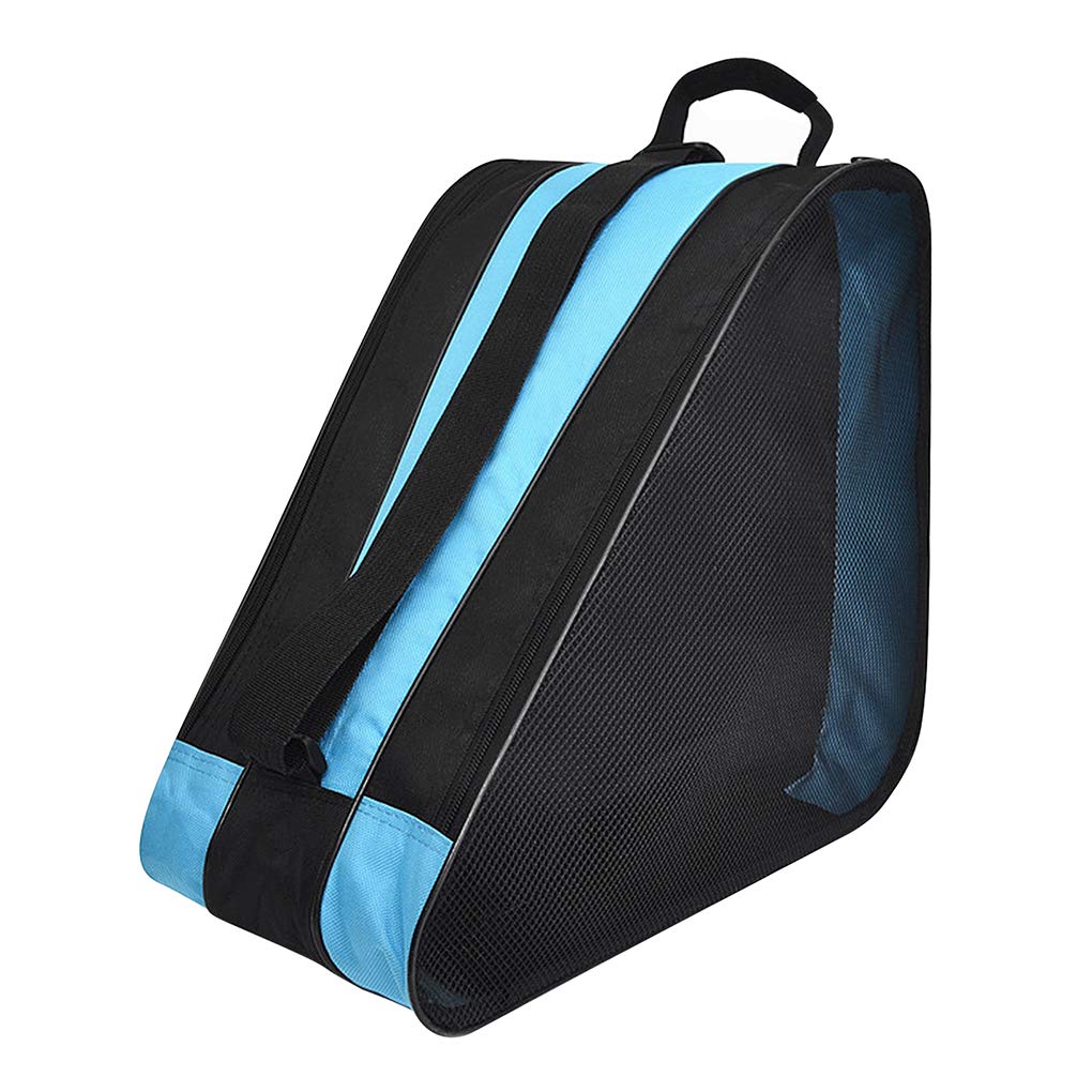 TINAYAUE Unisex Ice Skate Bag Roller Skate Storage Bag Skating Tote Bags Sports Shoulder Backpack Portable Inline Skates Carry Bags Shoes Carrier Pouch Organizer for Kids Adults
