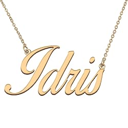 HUAN XUN Customized Custom Simple Any Name Necklace