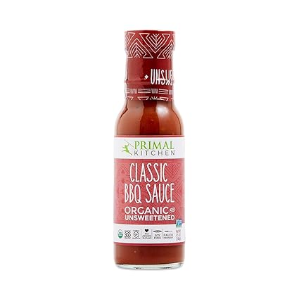 Amazon Com Primal Kitchen S Classic Bbq Sauce Organic Unsweetened 8 Oz Pack Of 2 Grocery Gourmet Food