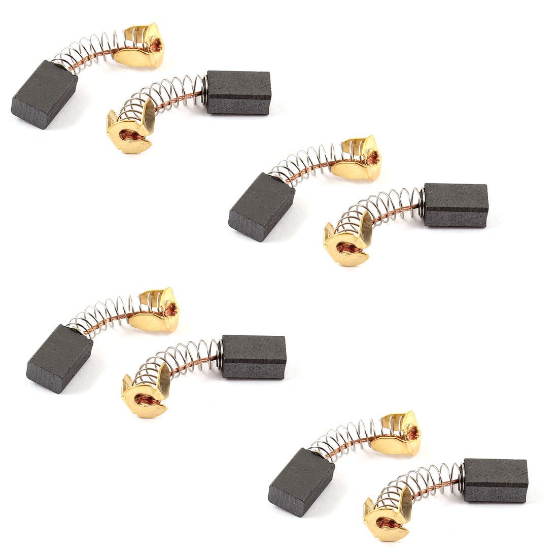 Sourcingmap 4 Pairs Washing Machine 12mm x 8mm x 5mm Rotary Tool Carbon Brush