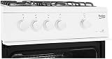 Beko KSG580W 50cm Gas Cooker White with 4 Burners and Oven view 6