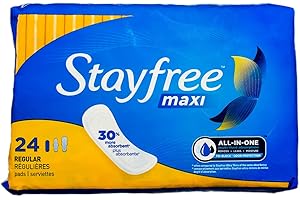 Stayfree Reg Maxi Pad 24c Size 24ct Stayfree Regular Maxi Pad 24ct