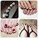Ejiubas Natural Color False Toenails Full Cover Artificial French Acrylic Toenails 500 pcs/box