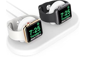 AhaStyle iWatch Stand Silicone Charging Dock Holder for Apple Watch Ultra 3/2/1, SE 3/2/1, Series 11/10/9/8/7/6/5/4/3/2/1 (49