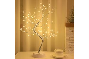 fezzet Lamp for Living Room 20 inches with 108 LED Tree lamp Bonsai Tree Light DIY Artificial Tree Lamp Aesthetic Lamps for Living Room Bedroom Christmas Home Gifts Room Decor