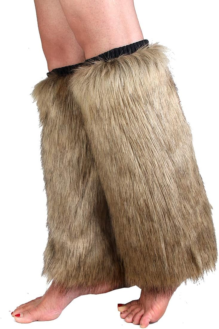 wolf fur boots