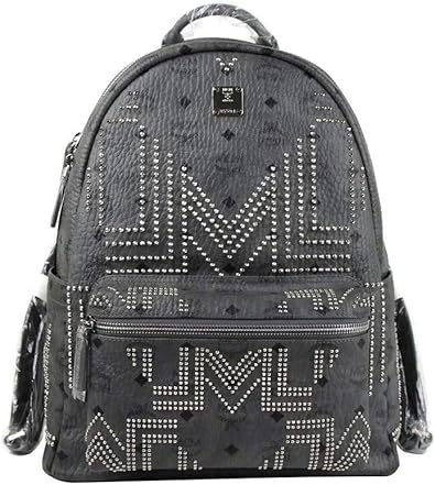 grey mcm backpack