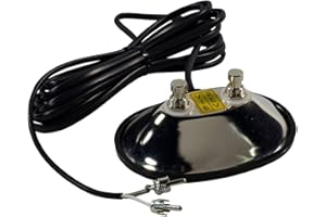 MOJOTONE F Style Vintage Chrome 2-Button Foot Switch