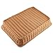 Bread Basket, Yamix Rectangle Imitation Rattan Bread Basket ,Food Serving Baskets,Restaurant Serving/Diplay Baskets For Fruit Food Vegetables - Dark Brown