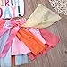 Girls'It's My Birthday Print Shirt Tutu Skirt Dress Outfit Set (White+Pink a, 5-6 Years)