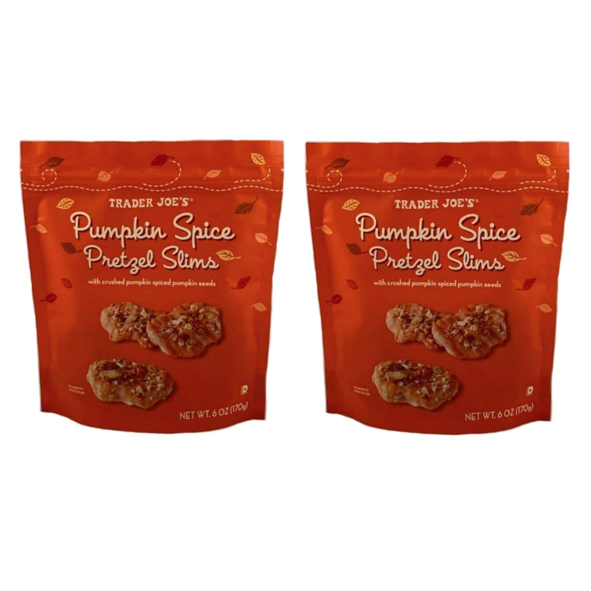 Trader Joe's Pumpkin Spice Pretzel Slims 6oz Bag (170g