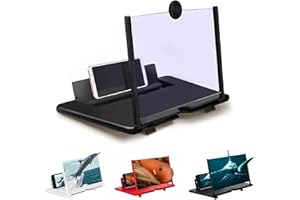 2026 3D Hd Phone Screen Magnifier Newest Version - Lightweight and Foldable ScreenMagnifiers for Movies, Videos, and Gaming (