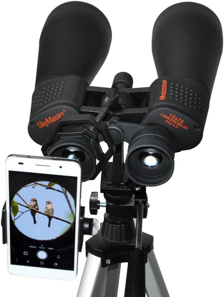 Solomark Universal Cell Phone Adapter Mount - Compatible with Binocular Monocular Spotting Scope Telescope and Microscope - For Smartphone -Telescope Tccessories- Record the Nature of the World (Big type) - Image 5