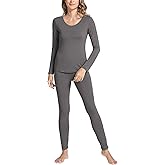 GYS Bamboo Viscose Long Johns Sets Thermal Underwear for Women Long Sleeve Base Layer