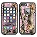 Skin Decal for LifeProof Apple iPhone 6 Case - Camo Tree on Pink