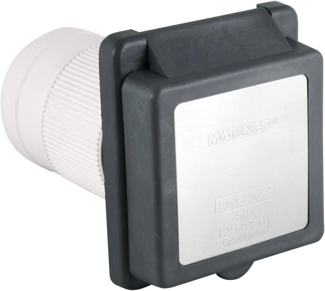 Marinco 30 Amp and 50 Amp Inlets: Sports & Outdoors