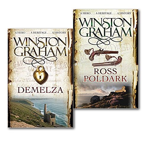 Winston Graham Poldark 2 Books Collection Set, (Ross Poldark and Demelza)