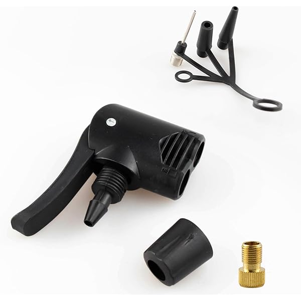 2-Pack Bike Pump Valve Adapters 3-in-1 Dual Head For Presta