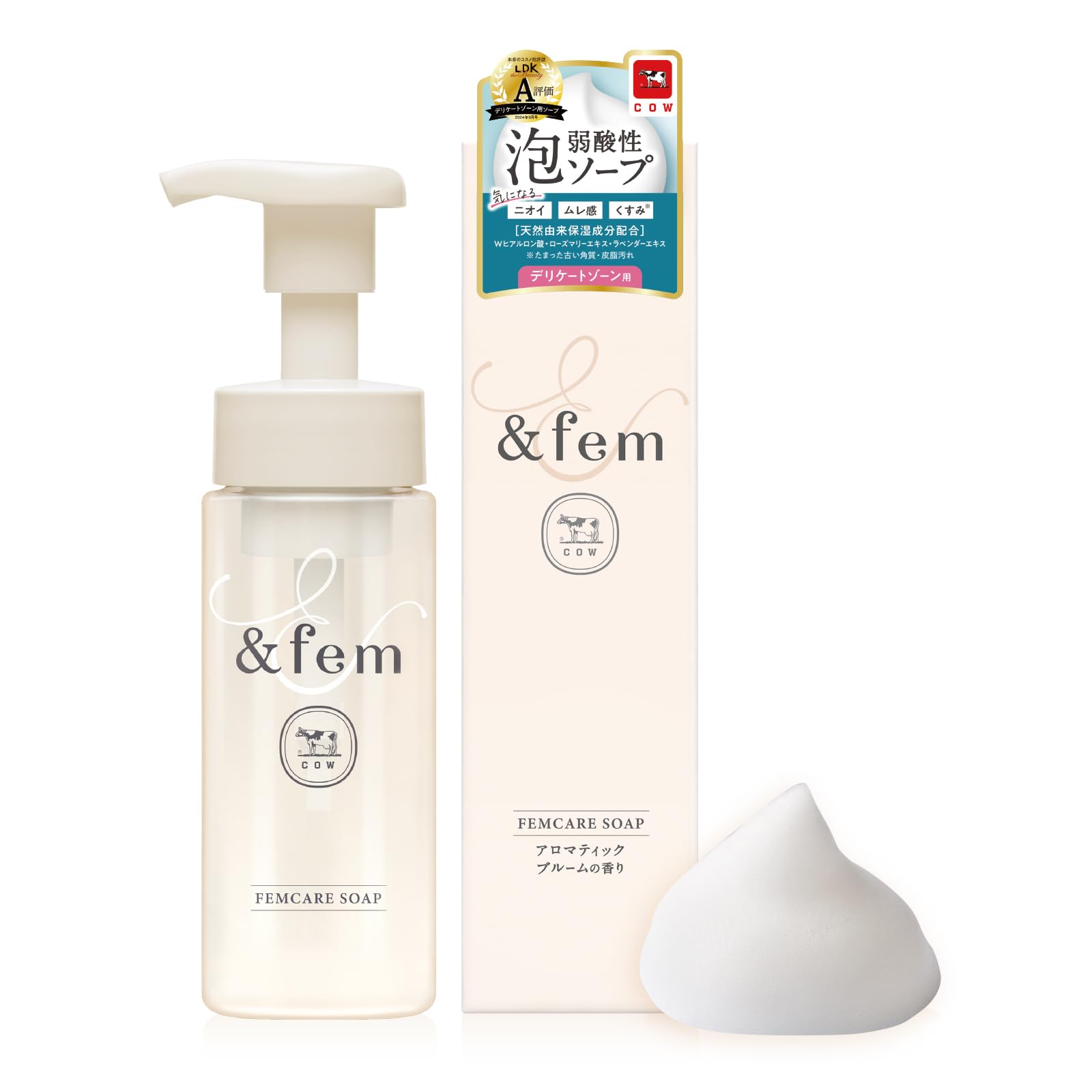 アンドフェム フェムケア 泡ソープ女性用 １５０ＭＬ商品画像