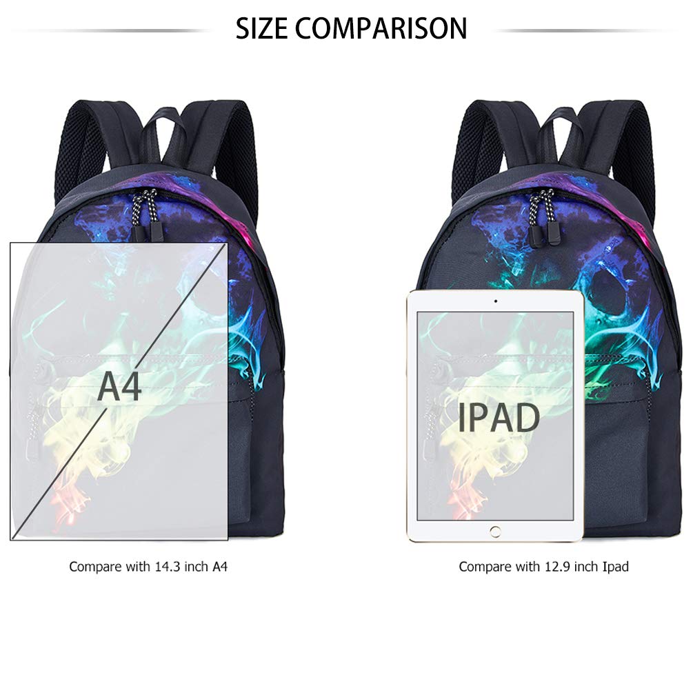 TUONROAD Schulrucksäcke Unisex Geometrie Daypack Laptop Tasche Backpack Freizeitrucksack Rucksack Schulrucksack