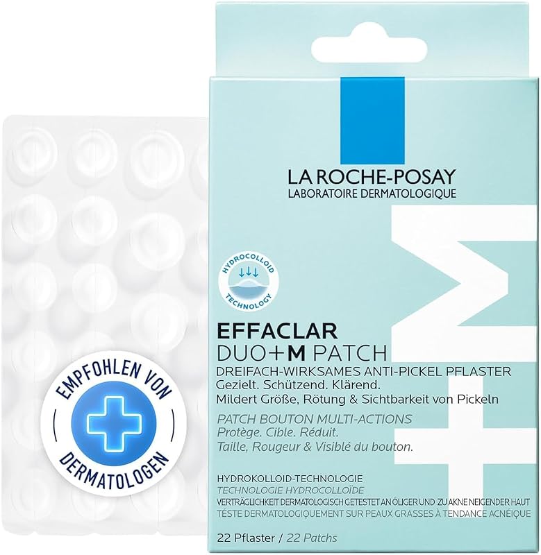 Effaclar Duo+M Anti-Pickel Patches, Hydrokolloid-Technologie, 22 Stück