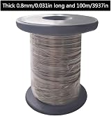 DONGKER 304 Stainless Steel Wire 0.8mm 100m Hard Sculpting Artistic Binding view 3